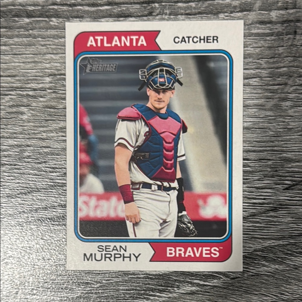MLB | Topps #177: Atlanta Braves: Sean Murphy (2023) - Collectible Baseball Card